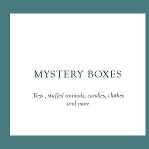 mystery items boxes i put examples what might be in their plz read description